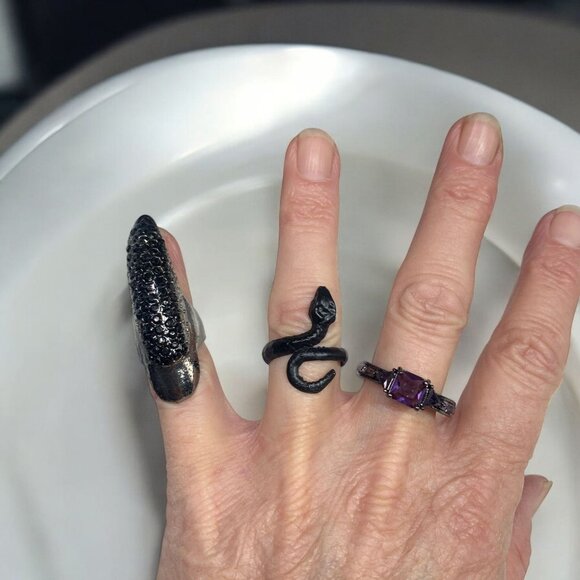 Gothic Jewelry Bundle Crosses Chokers Bracelets Earrings Skulls 50+ - Picture 13 of 15